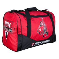 Сумка спортивна Title individual sports bag V2 (ISB2, червоно-чорна)